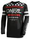 ONEAL ELEMENT SQUADRON SIZE S  JERSEY, BLK/WHITE