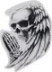 Наклейка Skull Angel, размеры 6,2 x 8,3 см