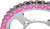 Цепь ENUMA MVXZ2 X-RING, 9 вариантов цветов, цвет розовый, 525 MVXZ2 120 звеньев