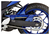 Обтекатель задний (хаггер) BODYSTYLE, для YZF-R3/MT-03 гоночный синий, DNMN