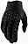 100 Percent Airmatic S21, gloves kids Color: Black/Grey Size: S