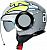 AGV Orbyt Vibes, jet helmet Color: Matt Grey/White/Yellow Size: S