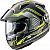 Arai QV-PRO Drone, integral helmet Color: Matt Black/Neon-Yellow Size: XS