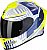 Scorpion EXO-R1 Evo Air Victory, integral helmet Color: White/Dark Blue/Neon-Yellow Size: XS