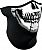 Zan Headgear 3-Panel Skull, half mask Color: Black/White/Grey Size: One Size