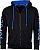Top Gun Dark Ocean, zip hoodie Color: Black/Blue Size: XS