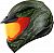 Icon Domain Tiger's Blood, integral helmet Color: Green/Dark Green/Orange Size: XS