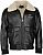 Top Gun 3035, synthetic leather jacket Color: Black Size: S