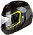 Klim TK1200 Stark, flip-up helmet Color: Matt-Black/Black/Grey/Neon-Yellow Size: S