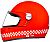 Nexx X.G100R Finish Line, integral helmet Color: Red/White Size: XS