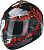 Шлем Redbike RB-1061 TRIBAL, цвет черный/красный, размер XS