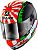 Shark Race-R Pro Zarco 2017 Replica, integral helmet Color: Black/Red/Green Size: L