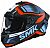 SMK Typhoon Thorn, integral helmet Color: Dark Blue/Orange/Black/White Size: XS