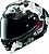 X-Lite X-803 RS Ultra Carbon C. Checa S22, integral helmet Color: Black/White/Grey/Red Size: XXS