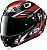 X-Lite X-803 RS Ultra Carbon Moto GP, integral helmet Color: Black/Red/Light Grey/White Size: XXS