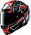 X-Lite X-803 RS Ultra Carbon D. Petrucci S22, integral helmet Color: Black/White/Orange/Red Size: XXS